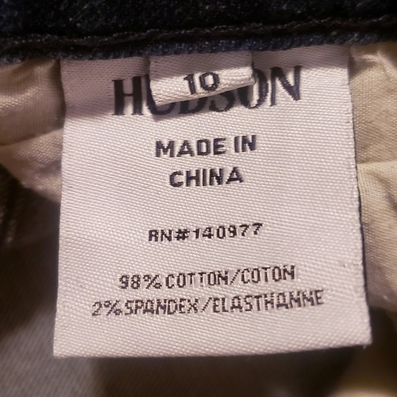 Hudson Denim Blue Jeans Women's 10 Straight Leg Sandblasted Classic Cute Staple - Picture 4 of 5